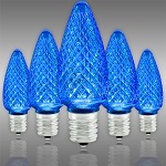 Blue C9 LED Christmas Light Bulbs - Category Image