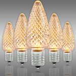 Warm White Deluxe C9 LED Christmas Light Bulbs - Category Image